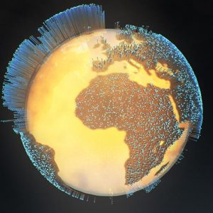 c4d x-particles globe thumb