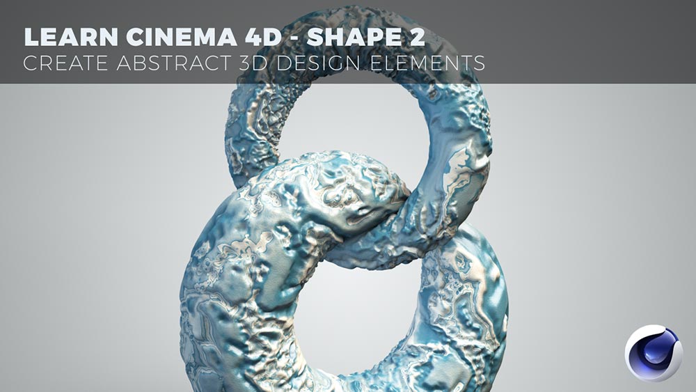 learn Cinema 4D create abstract design elements-shape-2