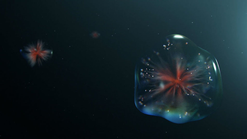 x-particles tutorial tentacle bubbles